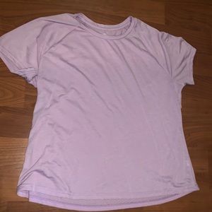 super cute lavender workout top